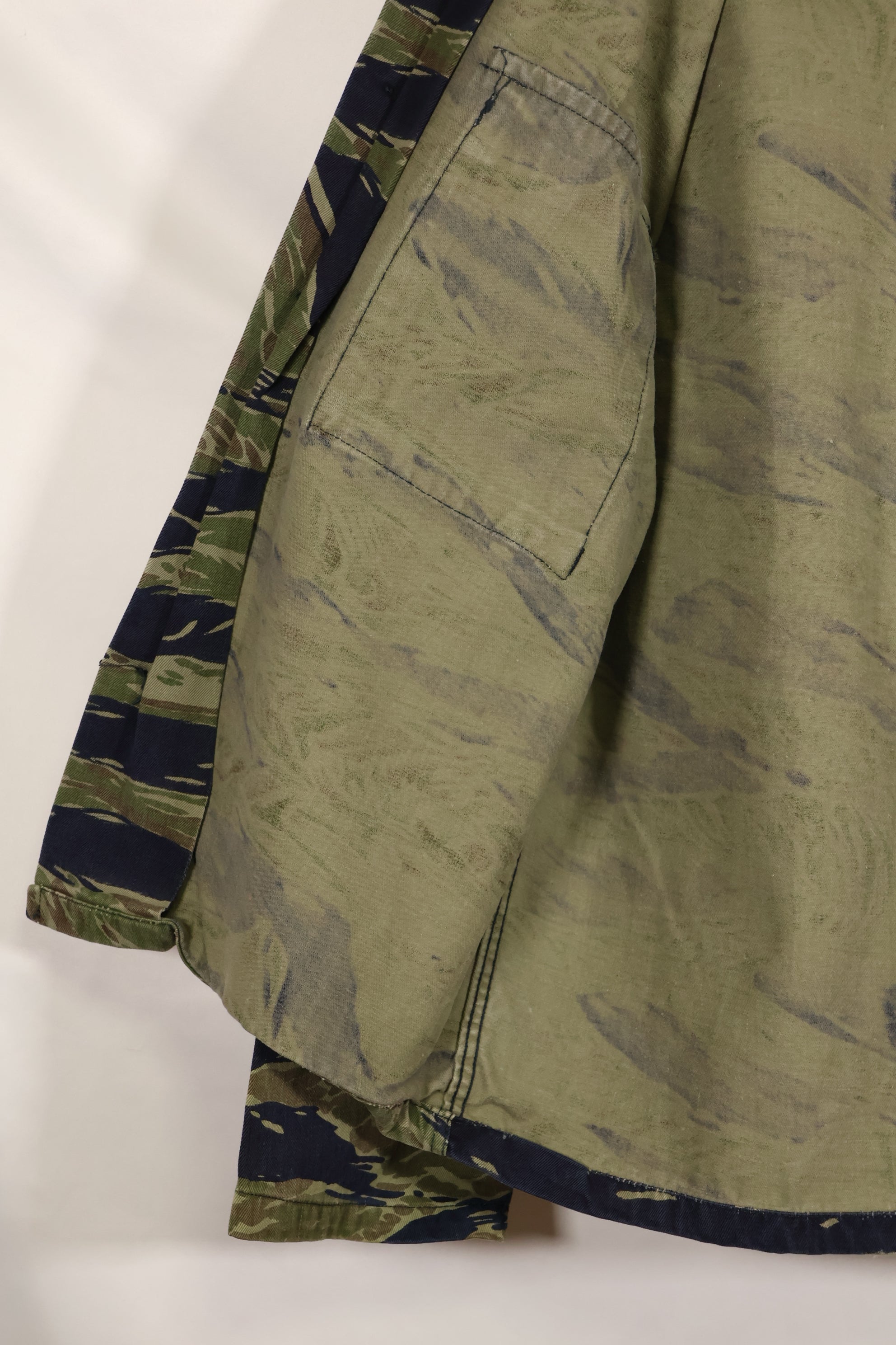 Actual TO78 A-L Okinawa Tiger Tiger Stripe Shirt Used