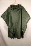 1967 Contract, Manufactured by Okinawa CISO, INDIGENOUS Rain Poncho, DAJ Contract Number, Rare Item Made in Japan