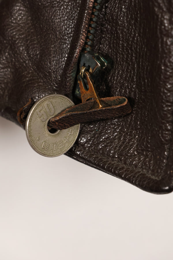 Late 1940s  55J14  U.S. Navy  G-1  Flight Jacket  Very early model  With patches  Rare item