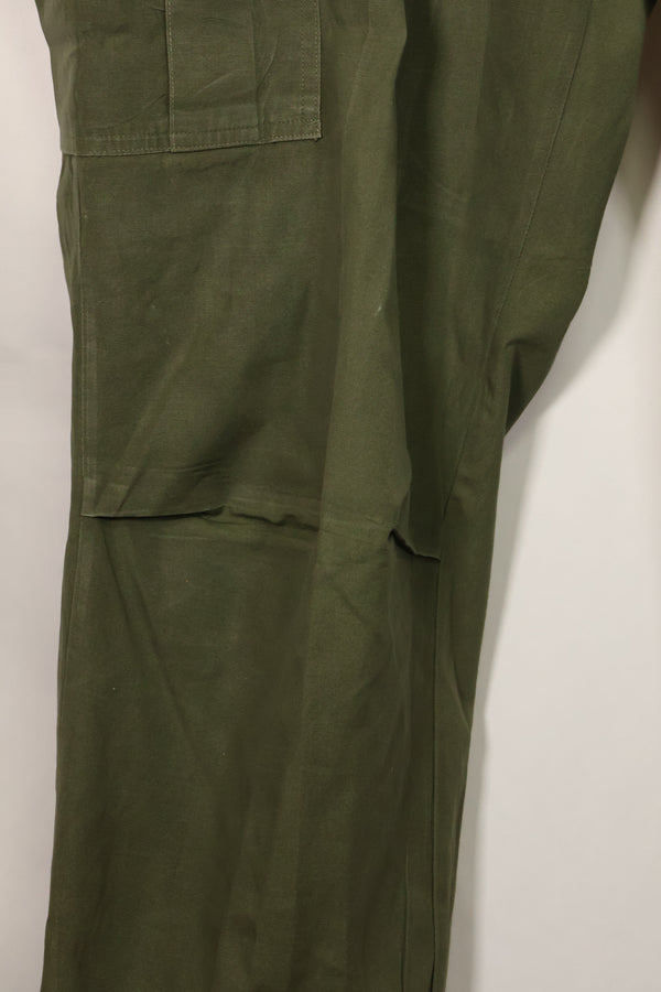 1967 Contract 3rd Model Non Ripstop Jungle Fatigue Pants L-L Used