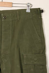 1967 Contract 3rd Model Non Ripstop Jungle Fatigue Pants L-L Used