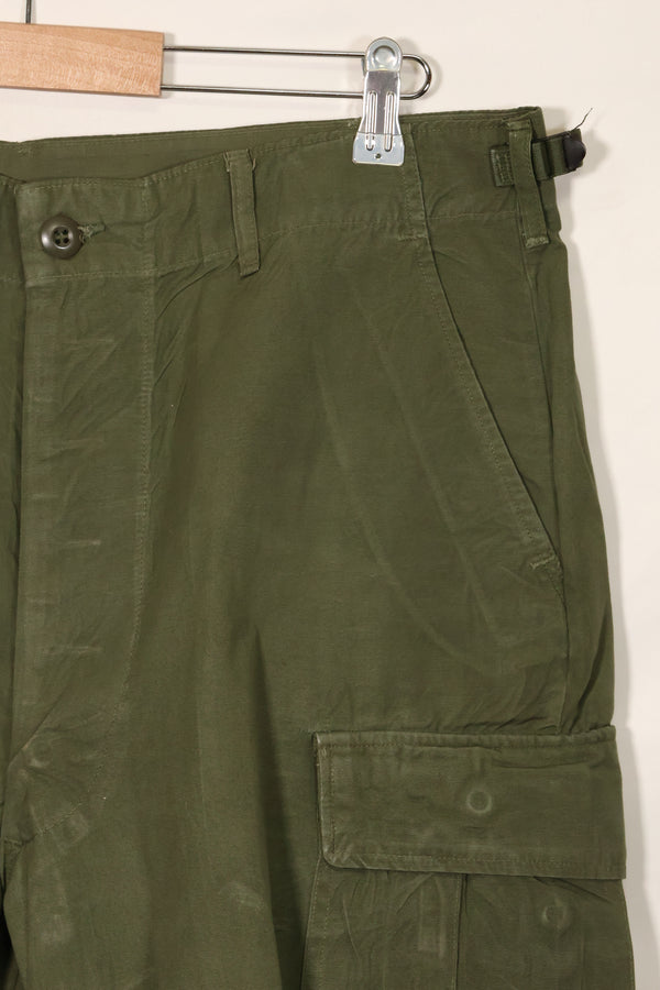 1967 Contract 3rd Model Non Ripstop Jungle Fatigue Pants L-L Used