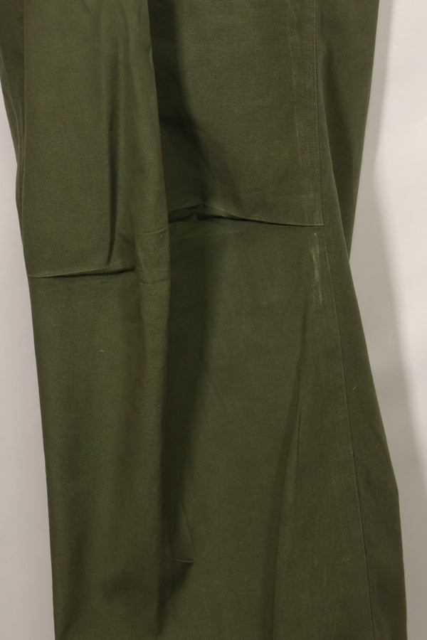 1967 Contract 3rd Model Non Ripstop Jungle Fatigue Pants L-L Used