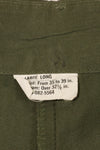 1967 Contract 3rd Model Non Ripstop Jungle Fatigue Pants L-L Used