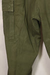 1967 Contract 3rd Model Non Ripstop Jungle Fatigue Pants L-L Used