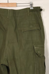 1967 Contract 3rd Model Non Ripstop Jungle Fatigue Pants L-L Used