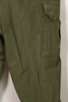 1967 Contract 3rd Model Non Ripstop Jungle Fatigue Pants L-L Used