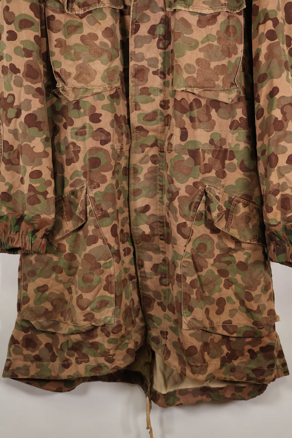 1960s–70s: M57 Austrian Army P-Pattern Camouflage Hoodie, Used, Size B