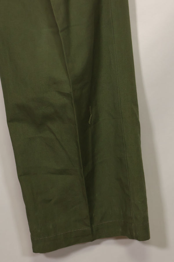 1967 Contract 3rd Model Non Ripstop Jungle Fatigue Pants L-L Used B