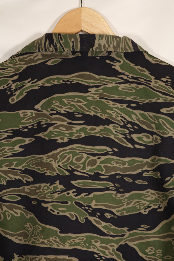 Actual Late War Pattern US-L Tiger Stripe Shirt, almost never used.
