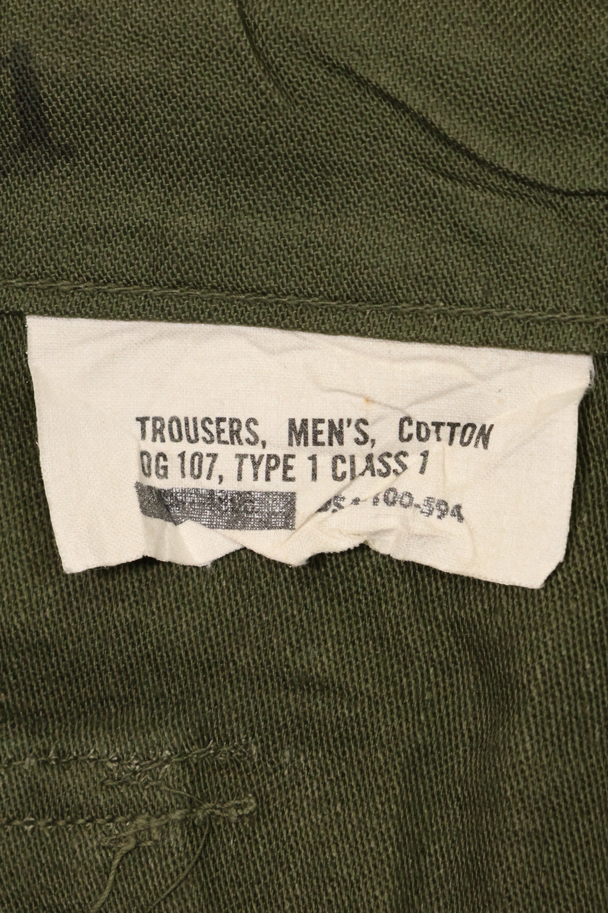 1960's Deadstock OG-107 Utility Pants Baker Pants 42 x 31 Never used