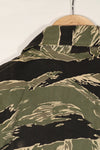 Real Okinawa Tiger Tiger Stripe Shirt JWD Short Sleeve Custom Scratches, etc. Repair Buttons