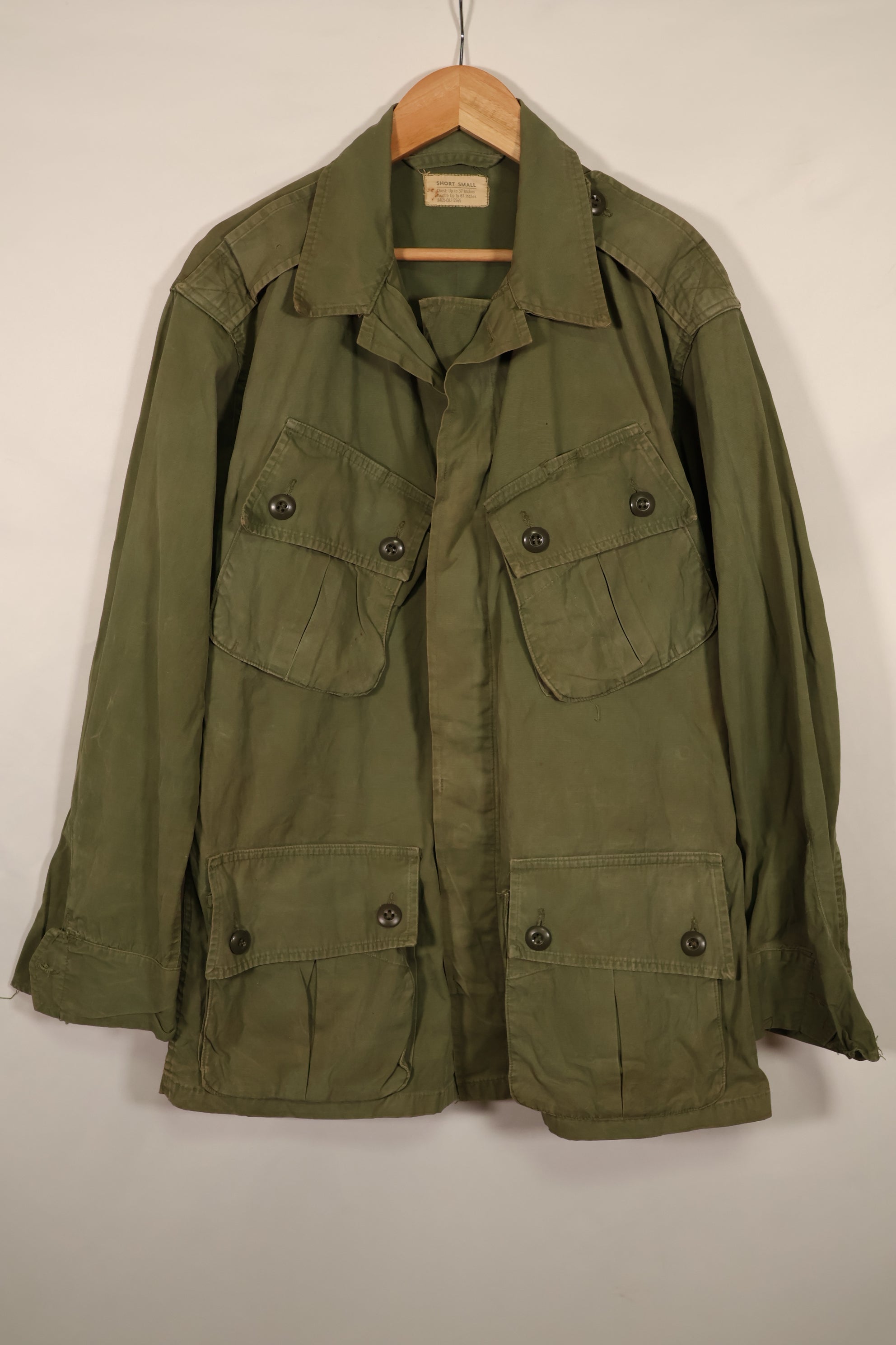 Real 1963 1st Model Jungle Fatigue Jacket S-S Used