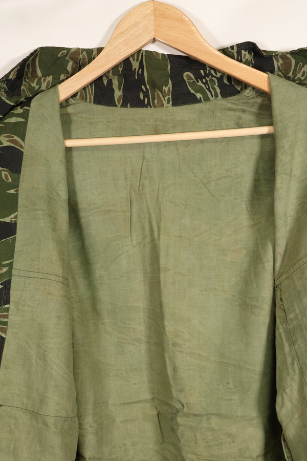 Actual Late War Pattern US Size Tiger Stripe Shirt Dark Color Almost Unused