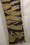 Late 1960s Gold Tiger Stripe Pants US Cut US-M Modified Faded Used