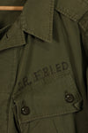 Real 1963-64 1st Model Jungle Fatigue Jacket USMC No size tag Used