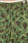 1960s-70s Korean Army Frogskin Camouflage Pants Baker Pants Cut Used B