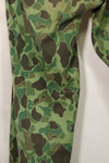 1960s-70s Korean Army Frogskin Camouflage Pants Baker Pants Cut Used B