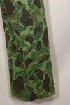 1960s-70s Korean Army Frogskin Camouflage Pants Baker Pants Cut Used B