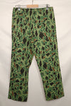 1960s-70s Korean military frogskin camouflage pants, baker pants cut, used C