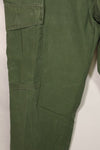 1967 Contract 3rd Model Non Ripstop Jungle Fatigue Pants, L-S, Repaired, Used, B