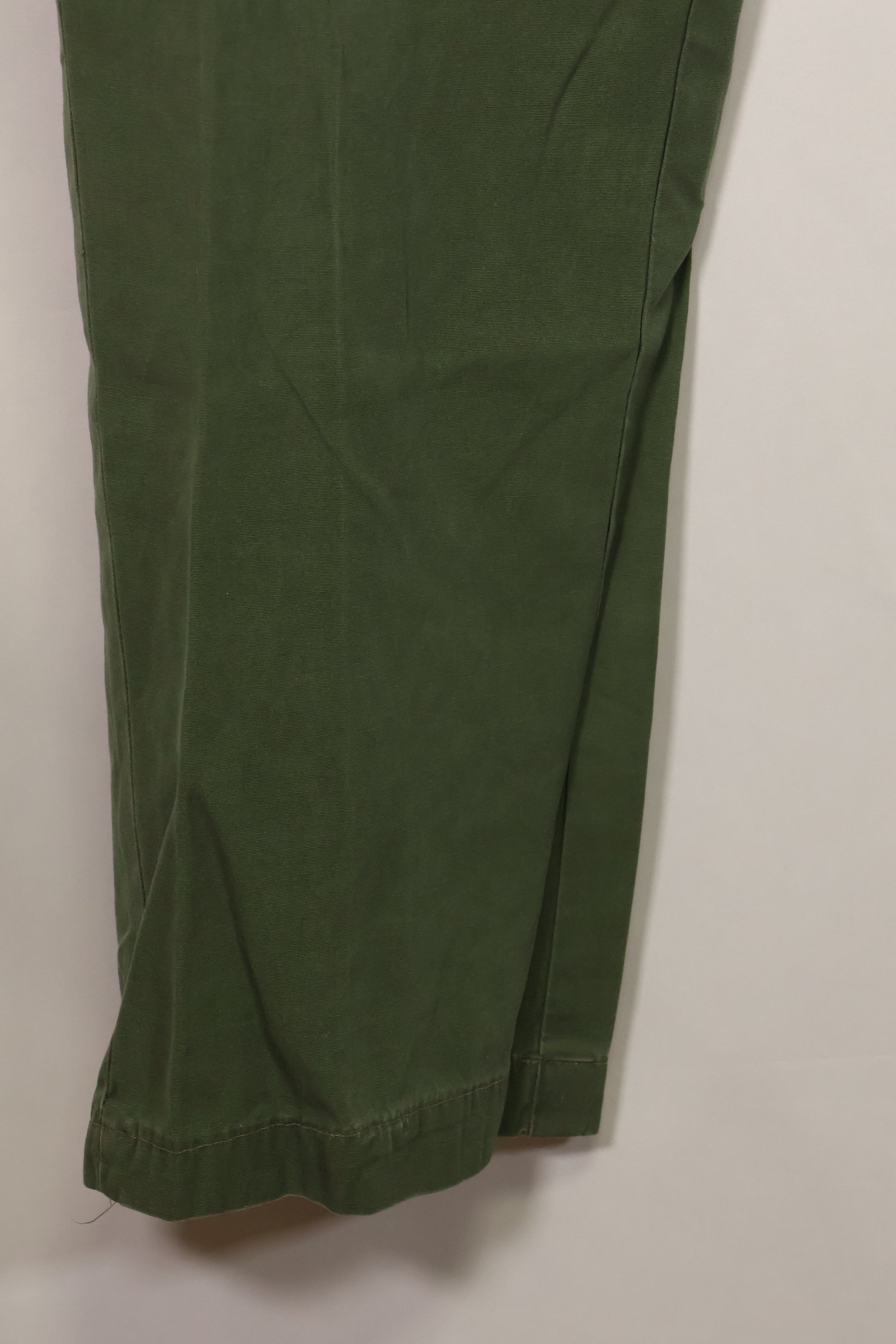 1967 Contract 3rd Model Non Ripstop Jungle Fatigue Pants, L-S, Repaired, Used, B