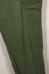 1967 Contract 3rd Model Non Ripstop Jungle Fatigue Pants, L-S, Repaired, Used, B