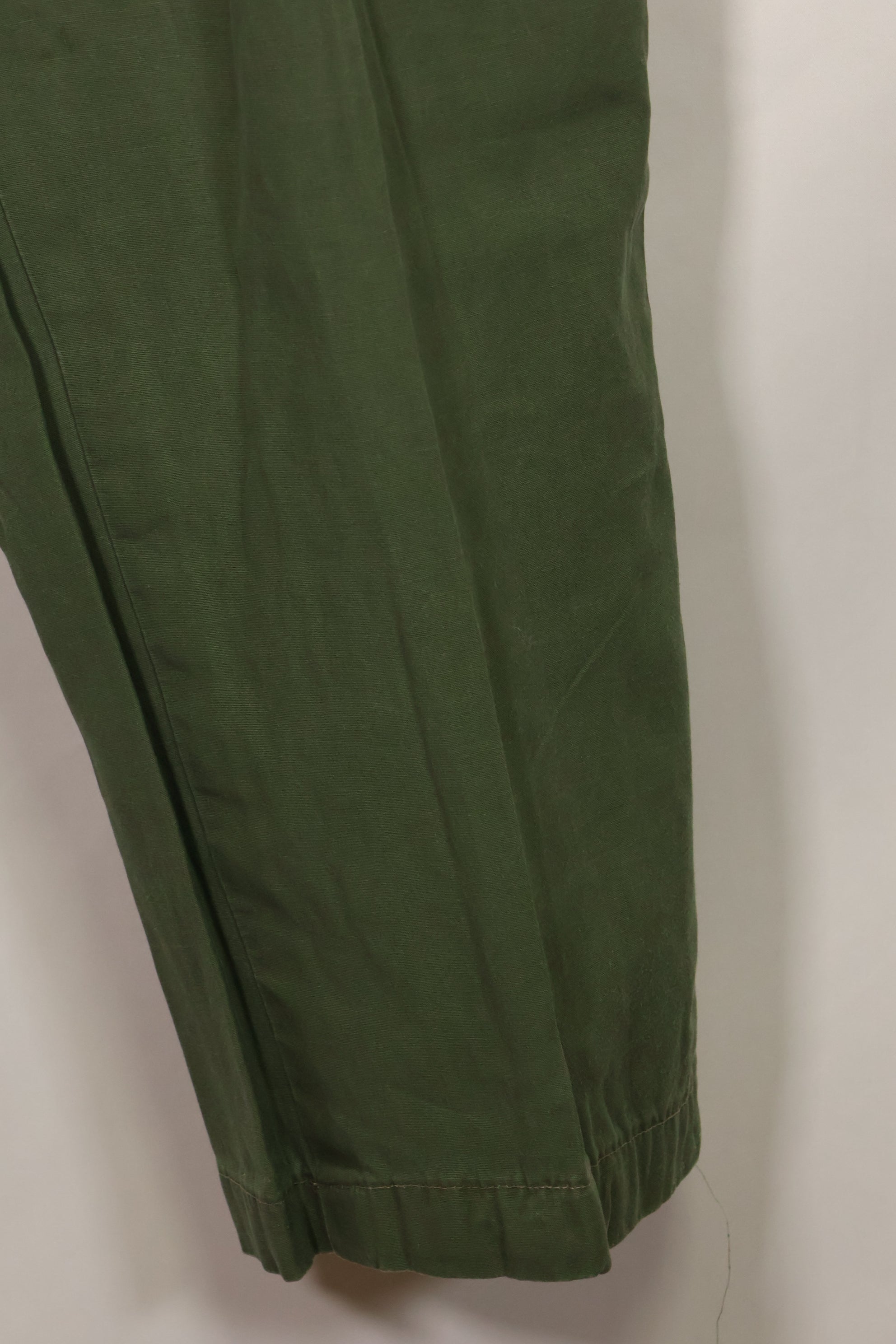 1967 Contract 3rd Model Non Ripstop Jungle Fatigue Pants, L-S, Repaired, Used, B