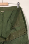 1967 Contract 3rd Model Non Ripstop Jungle Fatigue Pants, L-S, Repaired, Used, B