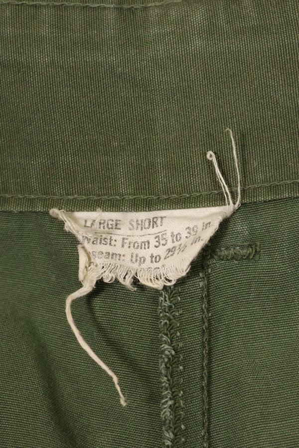 1967 Contract 3rd Model Non Ripstop Jungle Fatigue Pants, L-S, Repaired, Used, B