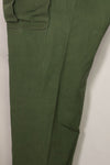 1967 Contract 3rd Model Non Ripstop Jungle Fatigue Pants, L-S, Repaired, Used, B