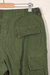 1967 Contract 3rd Model Non Ripstop Jungle Fatigue Pants, L-S, Repaired, Used, B