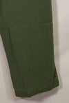 1967 Contract 3rd Model Non Ripstop Jungle Fatigue Pants, L-S, Repaired, Used, B