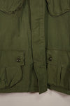 Real 1963-64 1st Model Jungle Fatigue Jacket, stains, holes.