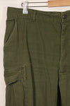 1967 Contract 3rd Model Non Ripstop Jungle Fatigue Pants Size Tag Unreadable Used