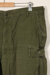 1967 Contract 3rd Model Non Ripstop Jungle Fatigue Pants Size Tag Unreadable Used