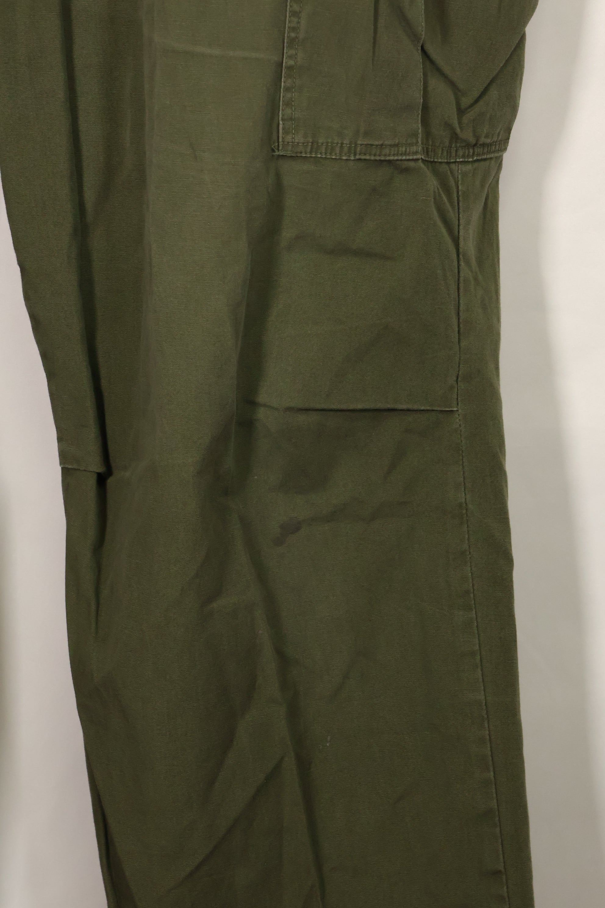 1967 Contract 3rd Model Non Ripstop Jungle Fatigue Pants Size Tag Unreadable Used