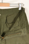 Estimated 1968–69 S-L 4th Model Jungle Fatigue Pants, Used, No Contract Tag