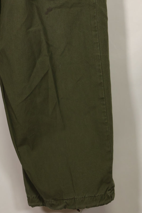1967 Contract 3rd Model Non Ripstop Jungle Fatigue Pants Size Tag Unreadable Used