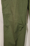 1967 Contract 3rd Model Non Ripstop Jungle Fatigue Pants X-L-R Used B