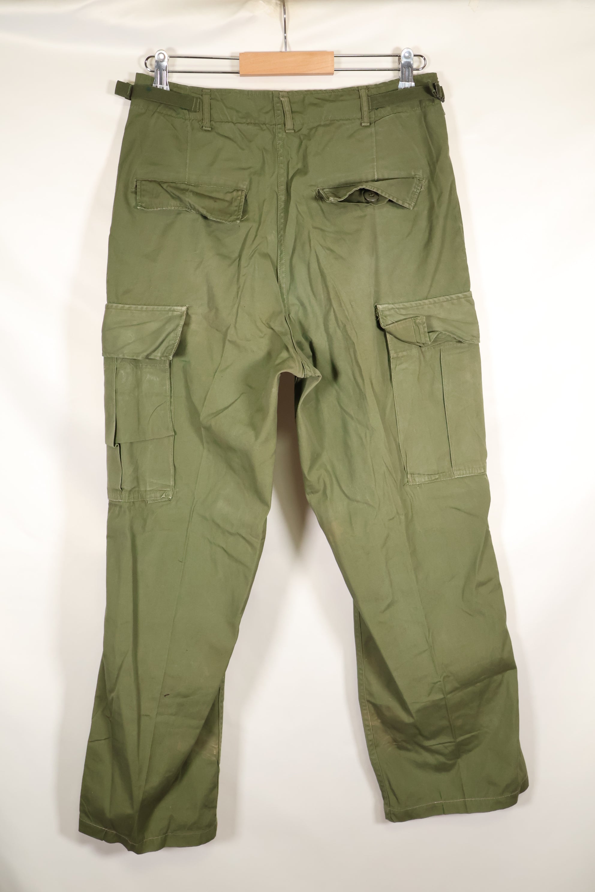 Estimated circa 1967 | S-L | 3rd Model Non-Ripstop Jungle Fatigue Pants | Faded | Used