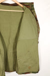 Real 1950s French Army Lizard Camouflage TAP 47/54 Airborne Jacket, almost unused.