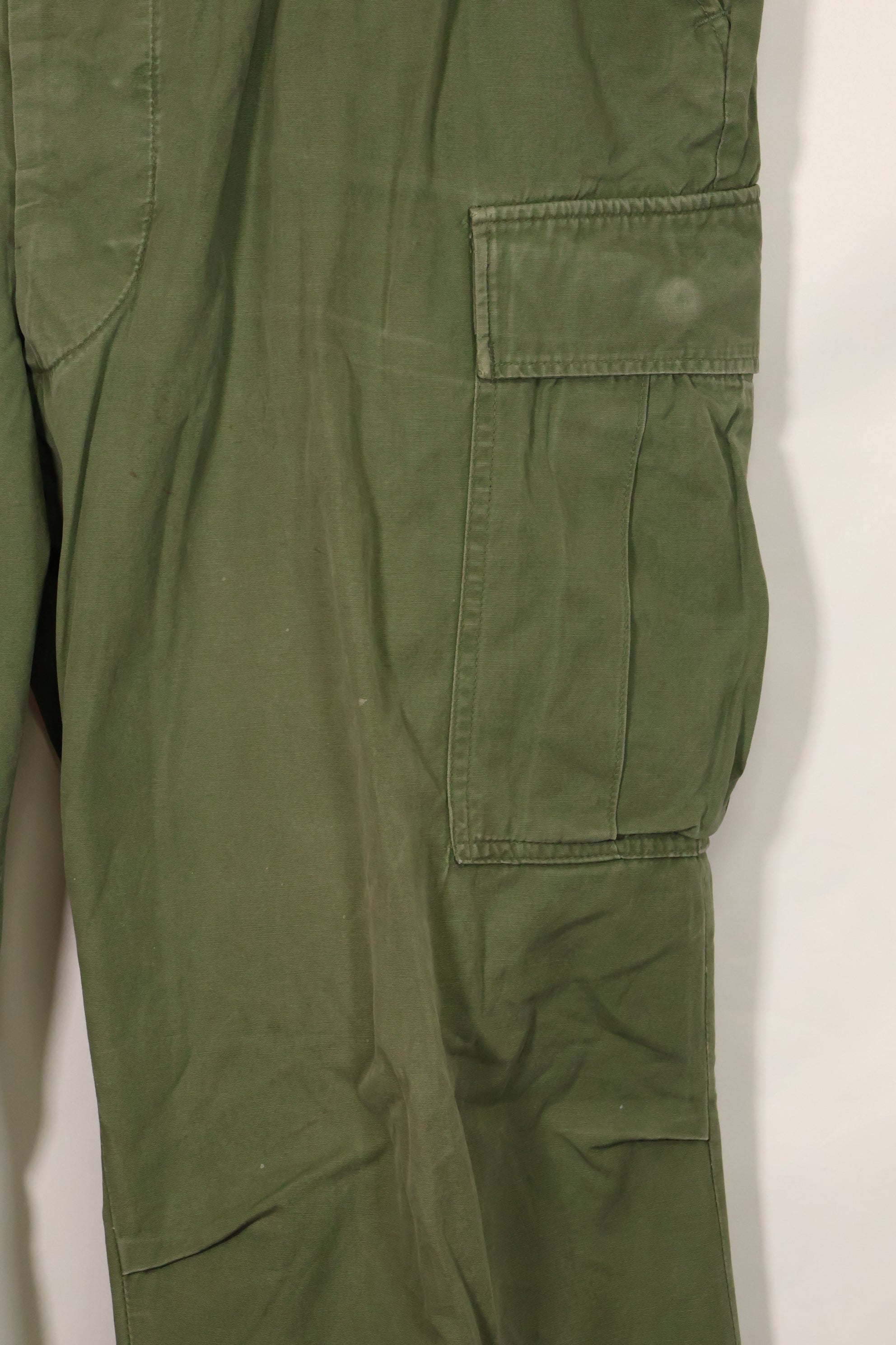 1967 Contract 3rd Model Non Ripstop Jungle Fatigue Pants X-L-R Used B