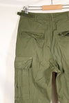 Estimated circa 1967 | S-L | 3rd Model Non-Ripstop Jungle Fatigue Pants | Faded | Used