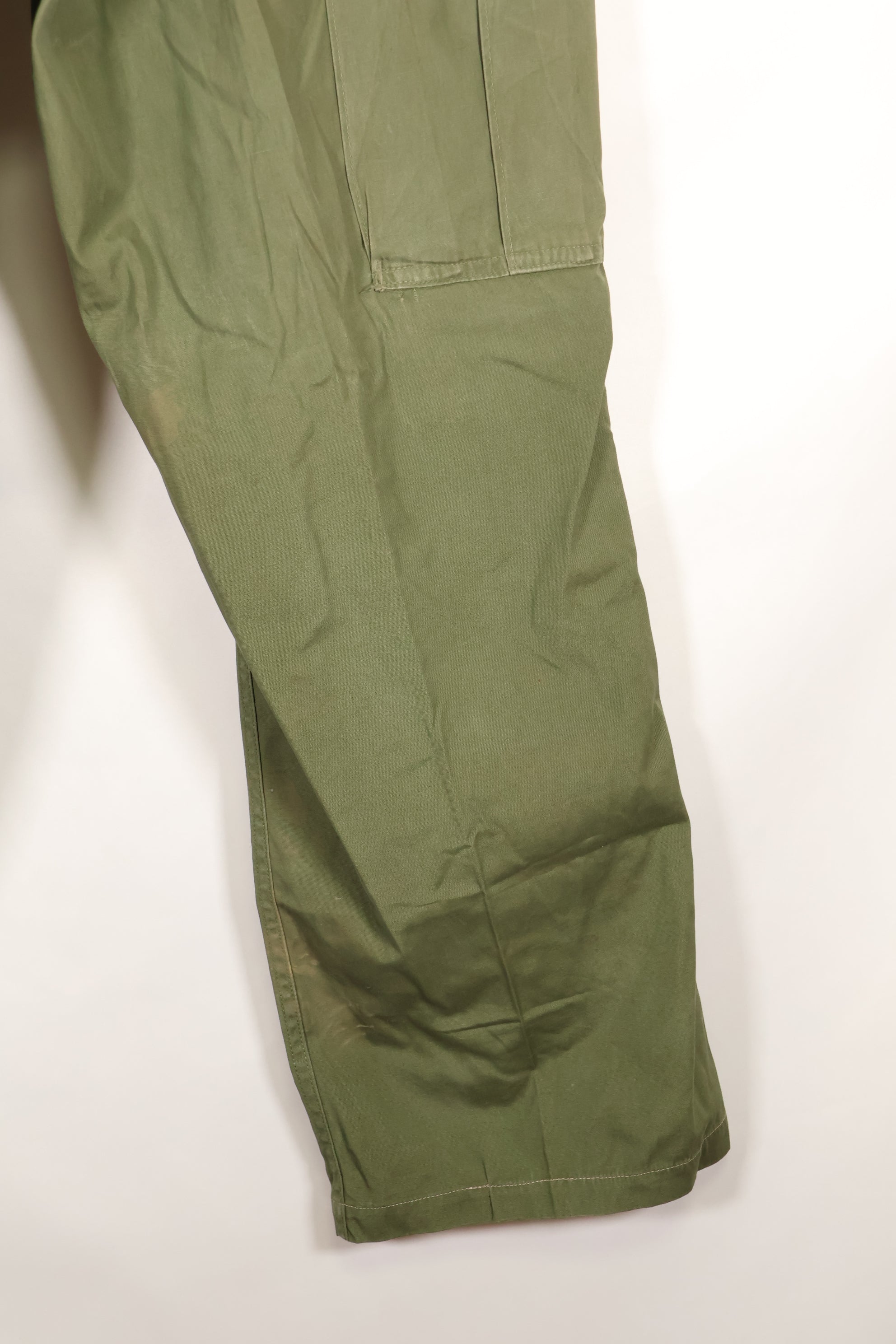 Estimated circa 1967 | S-L | 3rd Model Non-Ripstop Jungle Fatigue Pants | Faded | Used