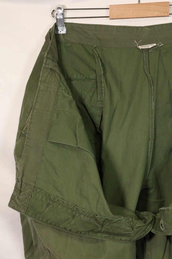 1967 Contract 3rd Model Non Ripstop Jungle Fatigue Pants X-L-R Used B