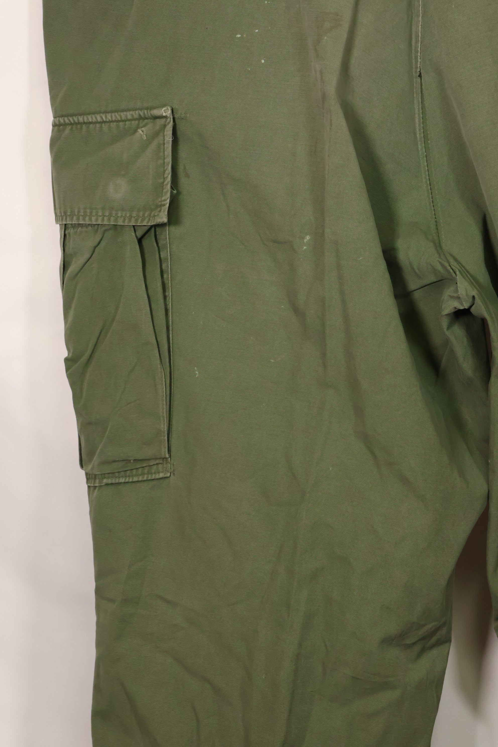 1967 Contract 3rd Model Non Ripstop Jungle Fatigue Pants X-L-R Used B