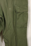 1967 Contract 3rd Model Non Ripstop Jungle Fatigue Pants X-L-R Used B
