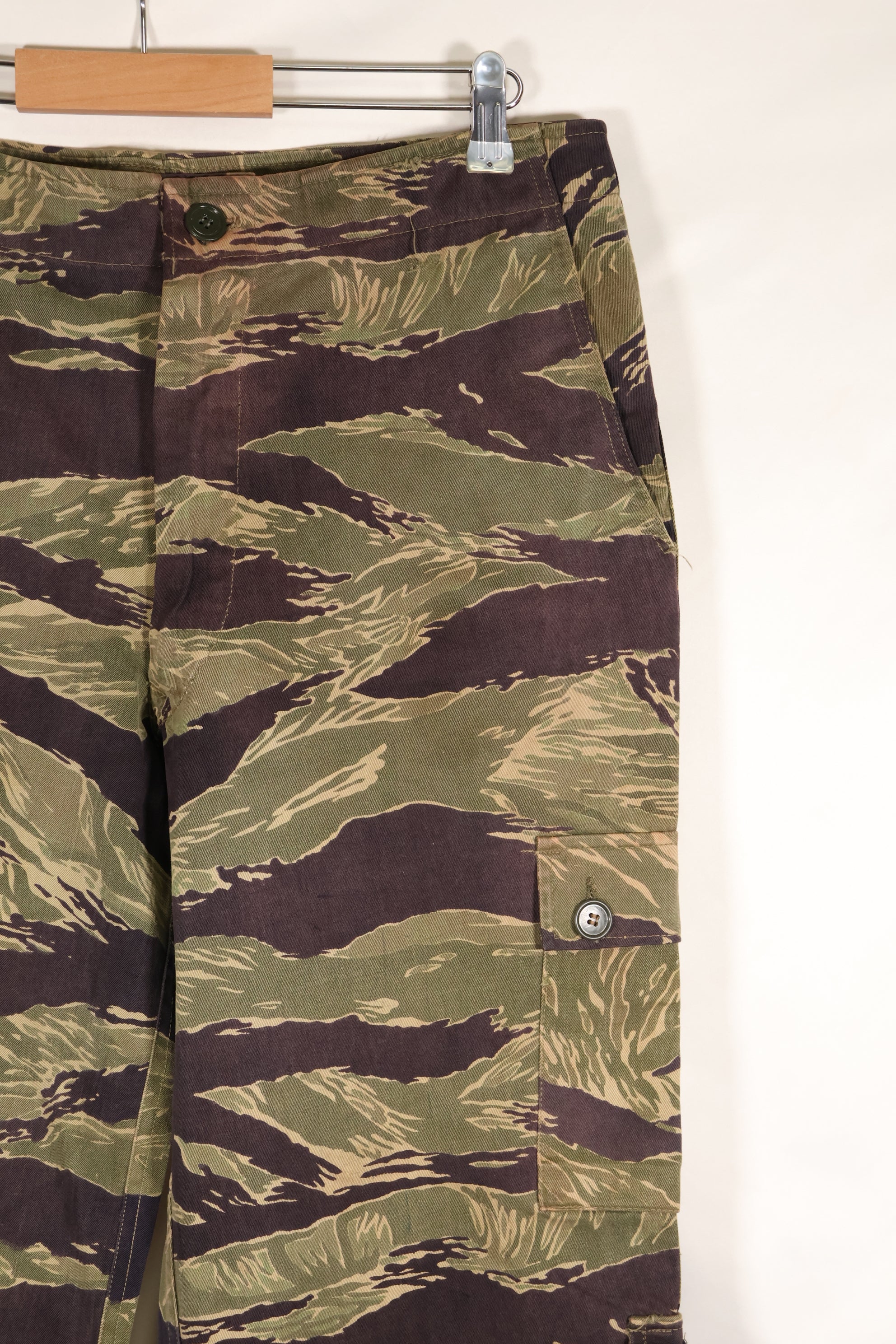 Circa 1965: Okinawa Tiger, US-style cut, tiger-striped pants, US size M, used