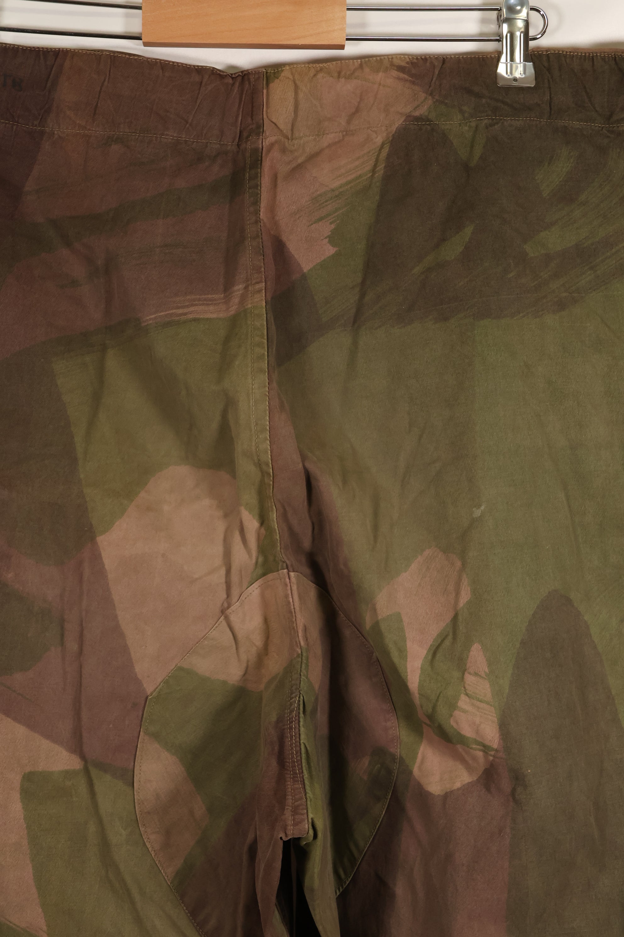 Real British Army SAS Trousers WINDPROOF Camouflage Pants Size No.3 Used